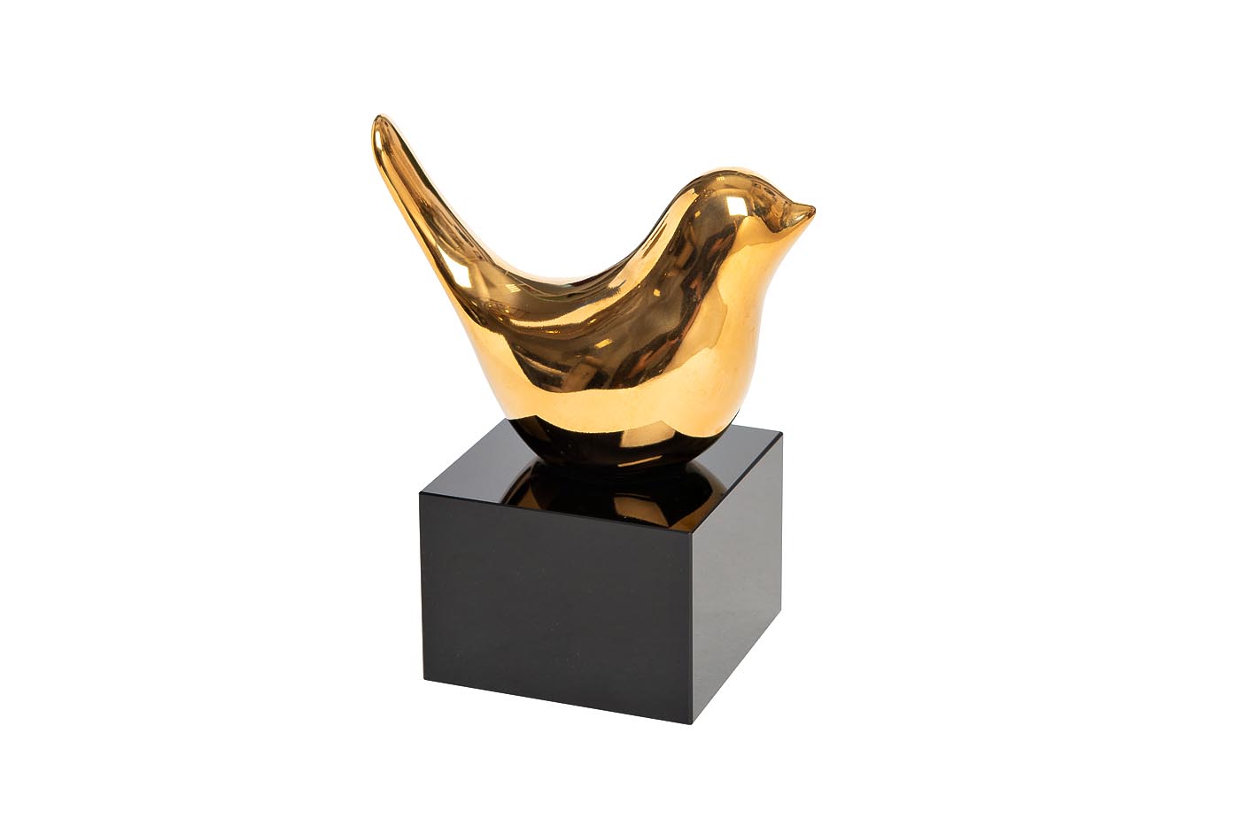 Статуэтка "Птичка золотая" 13см на подставке 55RD4007S
